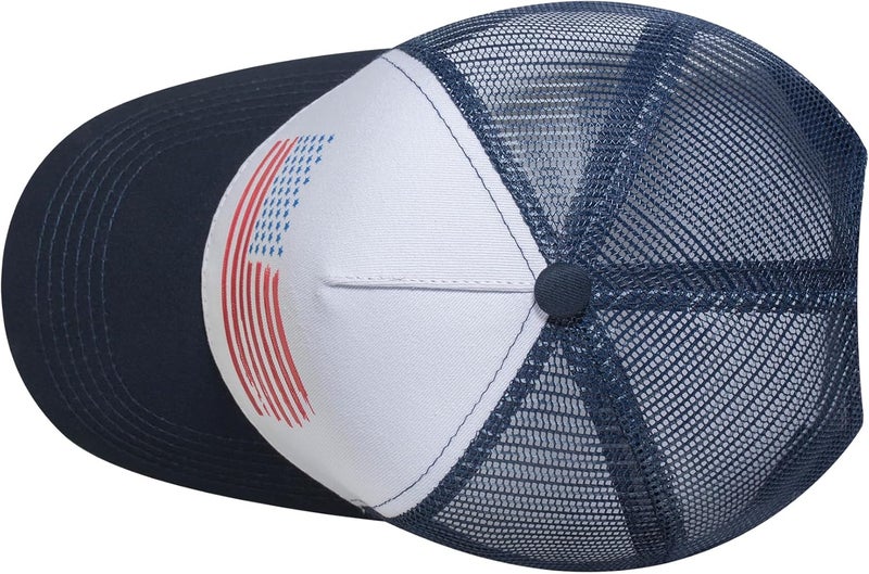 VIONLAN Baseball Cap, American Flag Trucker Hat for Men Women, Breathable Adjustable Fit Outdoor Mesh Snapback Hats - Image 4